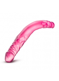 Розовый двусторонний фаллоимитатор 14 Double Dildo - 35,5 см. - Blush Novelties