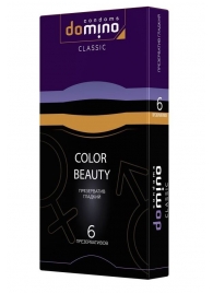 Разноцветные презервативы DOMINO Colour Beauty - 6 шт. - Domino - купить с доставкой в Москве