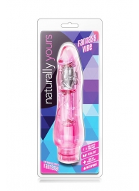 Розовый вибратор-реалистик Fantasy Vibe - 22,8 см. - Blush Novelties