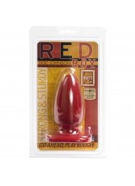 Анальная пробка Red Boy Large 5  Butt Plug - 13,2 см. - Doc Johnson
