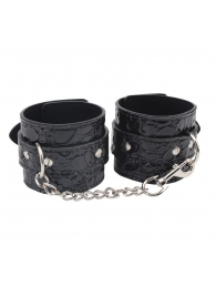 Черные наручники Be good Wrist Cuffs - Chisa - купить с доставкой в Москве