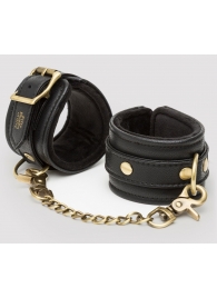 Черные наручники Bound to You Faux Leather Wrist Cuffs - Fifty Shades of Grey - купить с доставкой в Москве