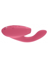 Розовый стимулятор Womanizer DUO с вагинальным отростком - Womanizer