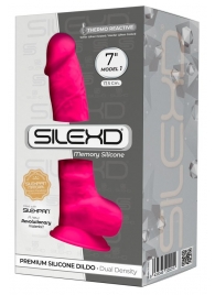 Розовый фаллоимитатор-реалистик Premium Dildo 7  Model 1 Premium - 17,5 см. - Adrien Lastic