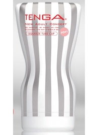 Мастурбатор TENGA Squeeze Tube Cup Soft - Tenga - в Москве купить с доставкой