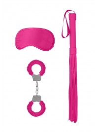 Розовый набор для бондажа Introductory Bondage Kit №1 - Shots Media BV - купить с доставкой в Москве