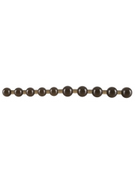 Чёрные анальные бусы Anal Pearls Black - 27,5 см. - Orion