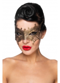 Золотистая карнавальная маска  Алькор - Джага-Джага - купить с доставкой в Москве