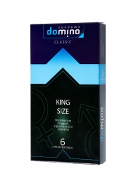Презервативы увеличенного размера DOMINO Classic King size - 6 шт. - Domino - купить с доставкой в Москве