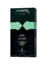 Презервативы с пролонгирующим эффектом DOMINO Classic Long action - 6 шт. - Domino - купить с доставкой в Москве