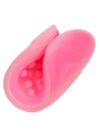 Розовый рельефный мастурбатор Beaded Grip - California Exotic Novelties - в Москве купить с доставкой