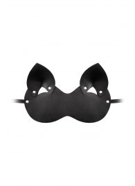 Закрытая черная маска  Кошка - Штучки-дрючки - купить с доставкой в Москве