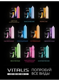 Презервативы Vitalis Premium Mix - 15 шт. - Vitalis - купить с доставкой в Москве