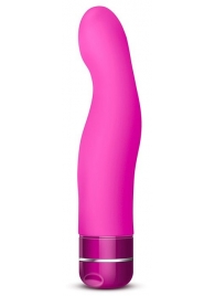 Ярко-розовый вибромассажер Gio - 20,3 см. - Blush Novelties