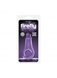 Фиолетовое эрекционное кольцо Firefly Couples Ring - NS Novelties - в Москве купить с доставкой