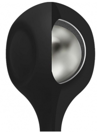 Черные утяжеленные анальные шарики Anal Essentials Weighted Silicone Anal Balls - 34,3 см. - Doc Johnson