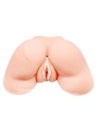 Телесная вибровагина Julie с 2 рабочими отверстиями - Baile - в Москве купить с доставкой