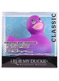 Фиолетовый вибратор-уточка I Rub My Duckie 2.0 - Big Teaze Toys - купить с доставкой в Москве