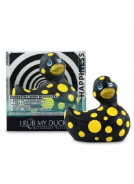 Черный вибратор-уточка I Rub My Duckie 2.0 Happiness в жёлтый горох - Big Teaze Toys - купить с доставкой #SOTBIT_REGIONS_UF_V_REGION_NAME#