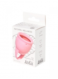 Розовая менструальная чаша Magnolia - 20 мл. - Lola Games - купить с доставкой #SOTBIT_REGIONS_UF_V_REGION_NAME#