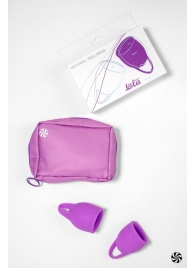 Набор из 2 лиловых менструальных чаш Tulip - Lola Games - купить с доставкой в Москве