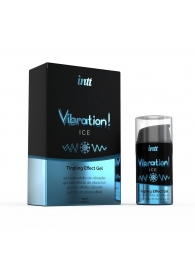 Жидкий интимный гель с эффектом вибрации Vibration! Ice - 15 мл. - INTT - купить с доставкой в Москве