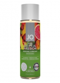 Лубрикант на водной основе с ароматом тропических фруктов JO Flavored Tropical Passion - 60 мл. - System JO - купить с доставкой в Москве