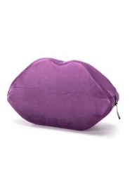 Фиолетовая микрофибровая подушка для любви Kiss Wedge - Liberator - купить с доставкой в Москве