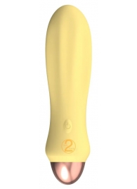 Желтый мини-вибратор Cuties 2.0 - 12,6 см. - Orion