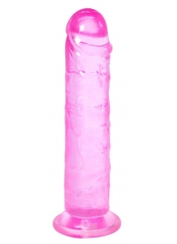 Розовый фаллоимитатор Distortion - 18 см. - Lola toys