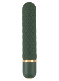 Зеленый мини-вибратор Luxurious Bullet Vibrator - 12,6 см. - Orion