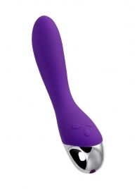 Фиолетовый вибратор «Дрючка-удовольствие» - 20,5 см. - Штучки-дрючки