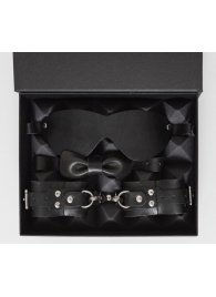 БДСМ-набор в чёрном цвете  Джентльмен - BDSM96 - купить с доставкой #SOTBIT_REGIONS_UF_V_REGION_NAME#