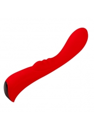 Красный вибромассажер 6  Silicone G-Spot Fun - 19,1 см. - Erokay