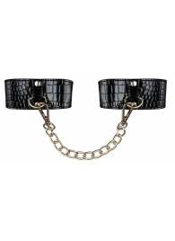 Элегантные черные наручники с цепочкой - Obsessive - купить с доставкой #SOTBIT_REGIONS_UF_V_REGION_NAME#