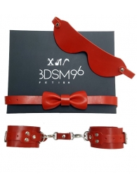 БДСМ-набор в красном цвете  Джентльмен - BDSM96 - купить с доставкой #SOTBIT_REGIONS_UF_V_REGION_NAME#