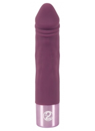 Фиолетовый вибратор-реалистик Realistic Vibe - 14,3 см. - Orion
