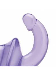 Фиолетовый безремневой страпон Strapless Strap-On - Lux Fetish - купить с доставкой #SOTBIT_REGIONS_UF_V_REGION_NAME#