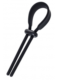 Черное эрекционное лассо на пенис Keb - A-toys - #SOTBIT_REGIONS_UF_V_REGION_NAME# купить с доставкой