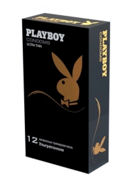 Ультратонкие презервативы Playboy Ultra Thin - 12 шт. - Playboy - купить с доставкой #SOTBIT_REGIONS_UF_V_REGION_NAME#