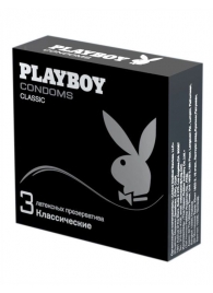 Классические гладкие презервативы Playboy Classic - 3 шт. - Playboy - купить с доставкой в Москве