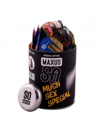 Текстурированные презервативы в кейсе MAXUS So Much Sex - 100 шт. - Maxus - купить с доставкой в Москве