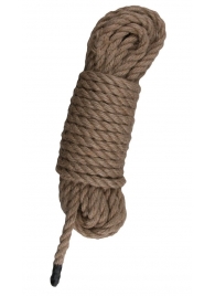 Пеньковая веревка для связывания Hemp Rope - 5 м. - Easy toys - купить с доставкой в Москве