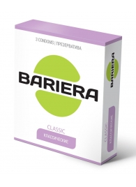 Классические презервативы Bariera Classic - 3 шт. - Bariera - купить с доставкой в Москве