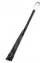 Черная плеть First Time Flogger - 63,5 см. - Pipedream - купить с доставкой #SOTBIT_REGIONS_UF_V_REGION_NAME#