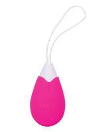 Ярко-розовое виброяйцо с петелькой и пультом ДУ - Dream Toys