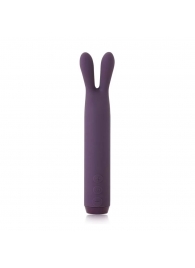 Фиолетовый вибратор с ушками Rabbit Bullet Vibrator - 8,9 см. - Je Joue