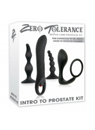 Набор стимуляторов простаты Intro To Prostate Kit - Zero Tolerance - в Москве купить с доставкой