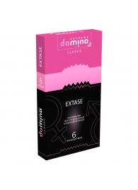 Презервативы с точками и рёбрышками DOMINO Classic Extase - 6 шт. - Domino - купить с доставкой в Москве