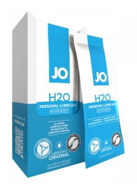 Лубрикант на водной основе JO Personal Lubricant H2O - 12 саше по 10 мл. - System JO - купить с доставкой в Москве